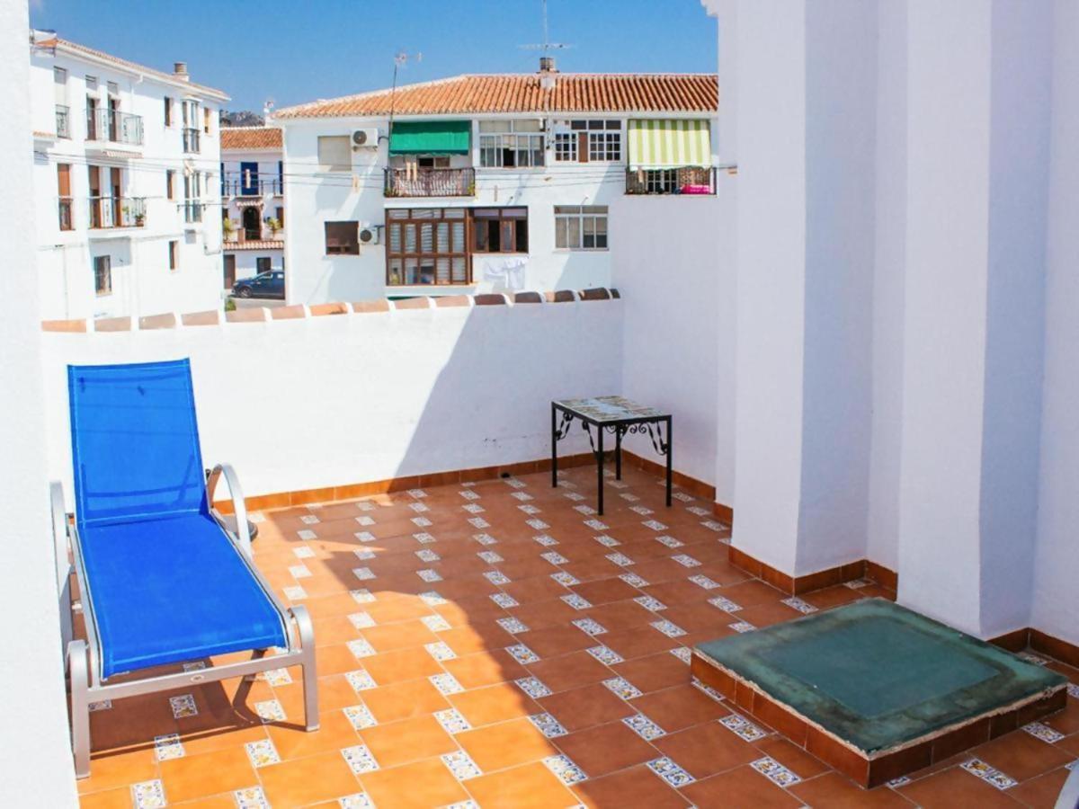 Tipica Casa En Frigiliana Con Patio Y Terraza Apartment Exterior foto