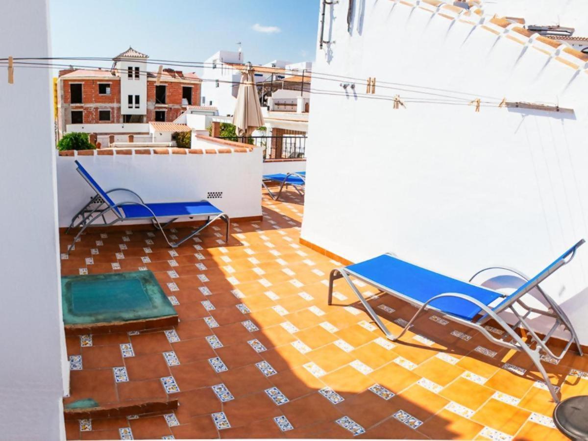 Tipica Casa En Frigiliana Con Patio Y Terraza Apartment Exterior foto