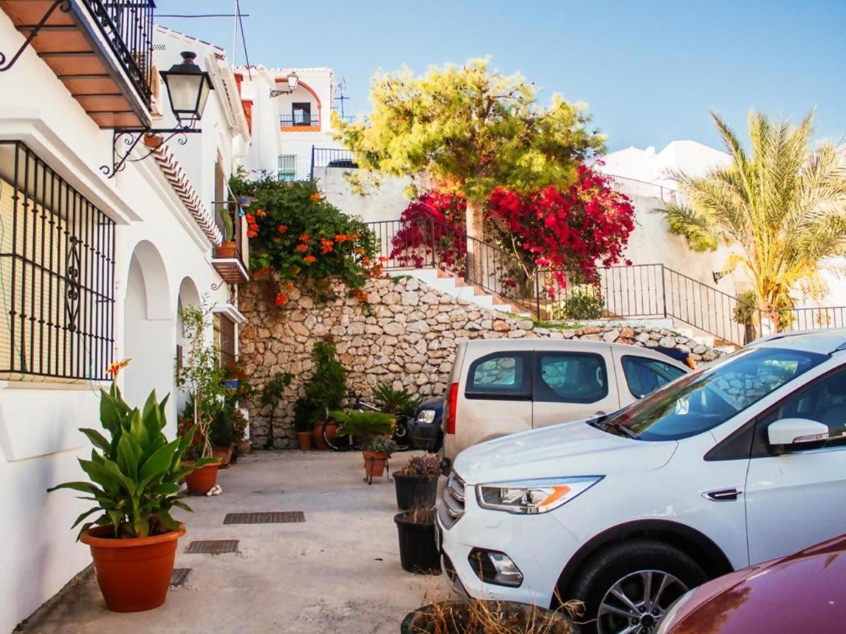 Tipica Casa En Frigiliana Con Patio Y Terraza Apartment Exterior foto