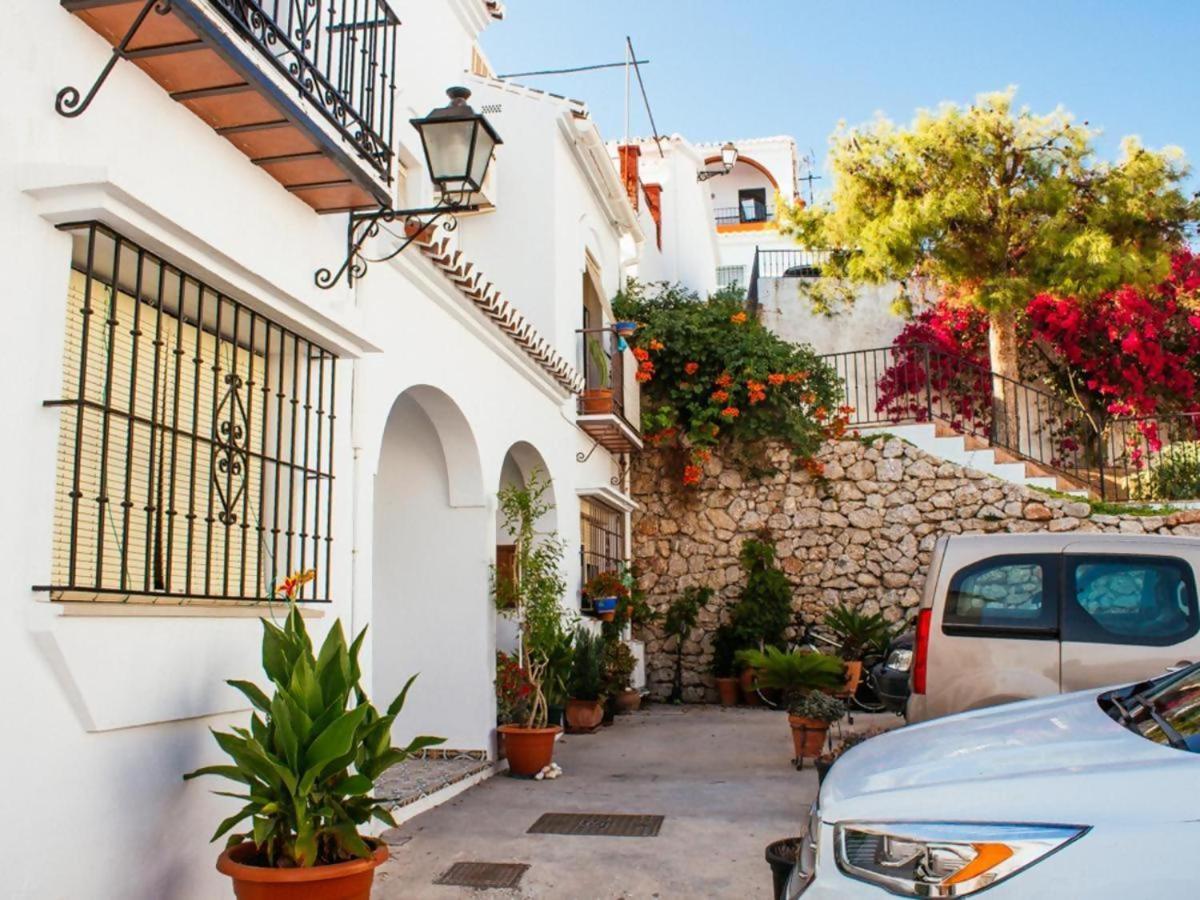 Tipica Casa En Frigiliana Con Patio Y Terraza Apartment Exterior foto